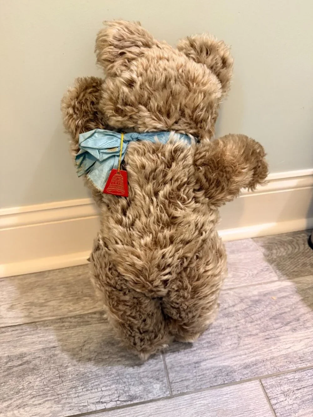 1970's FAO Schwarz Zotty Teddy Bear and Chair